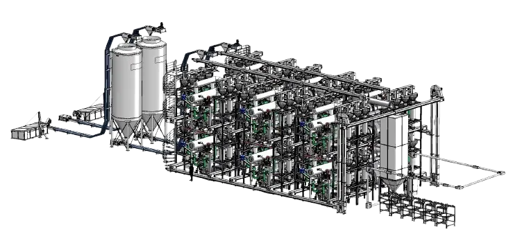 Gravity C continuous flow pyrolysis reactor